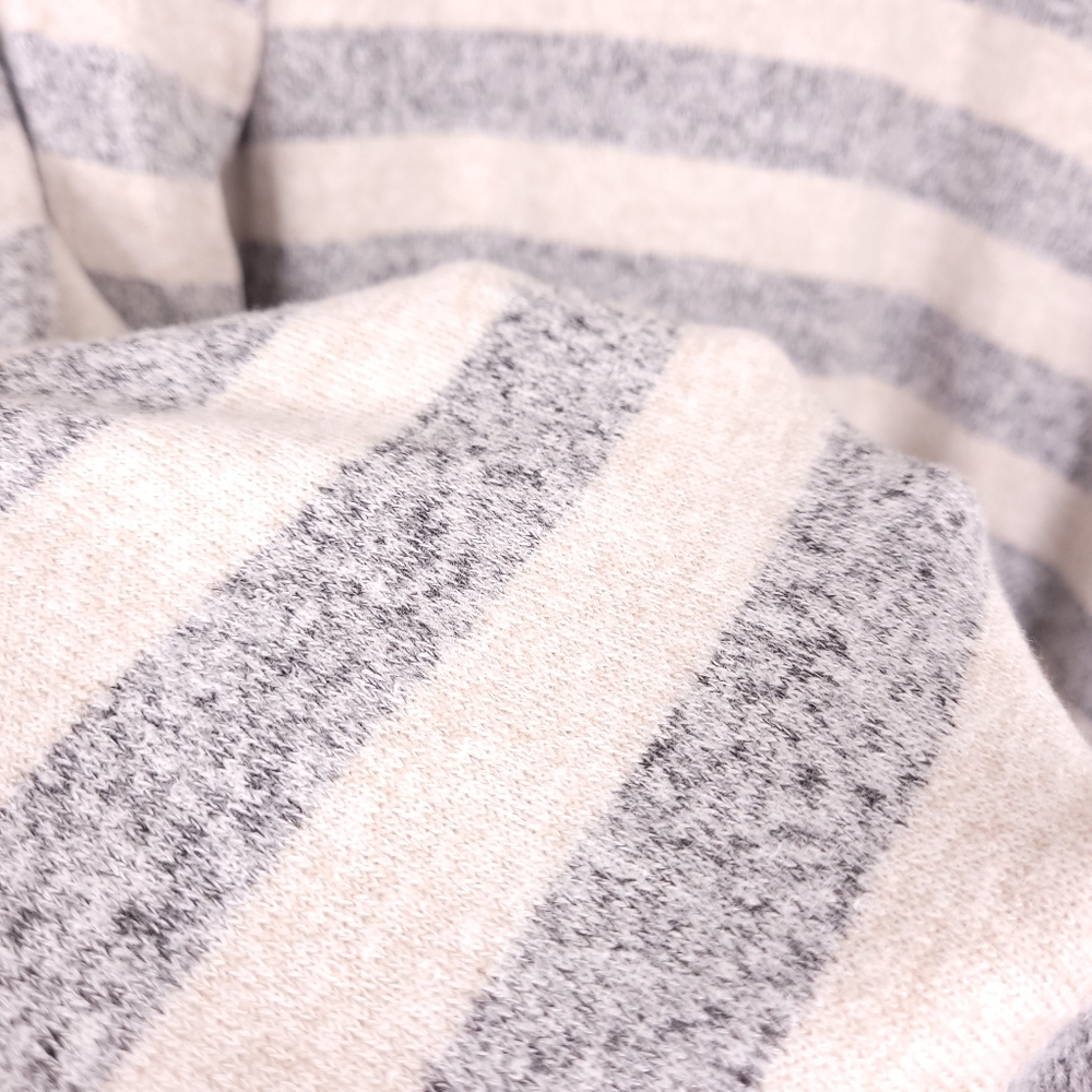 Knox Rose Gray Stripe Open Cardigan Wrap Size XL - Picture 6 of 9